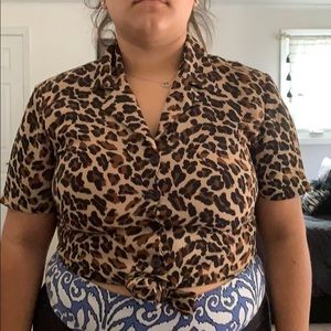 Leopard short sleeve